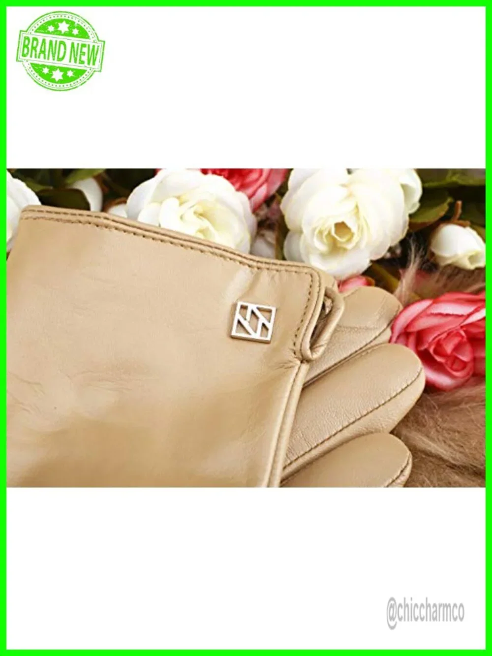 Italian Lambskin Leather Gloves Touchscreen Compatible Warm Winter Accessories